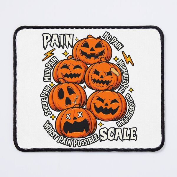 Item preview, Pain Scale Spooky Pumpkin Fall Halloween Trauma Nurse Triage designed and sold by TynesDesign.