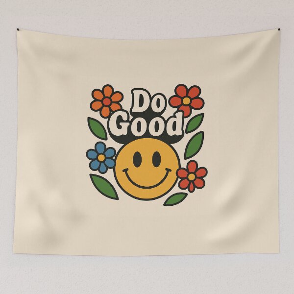Item preview, Do Good Flowers Smiley designed and sold by Signature21.