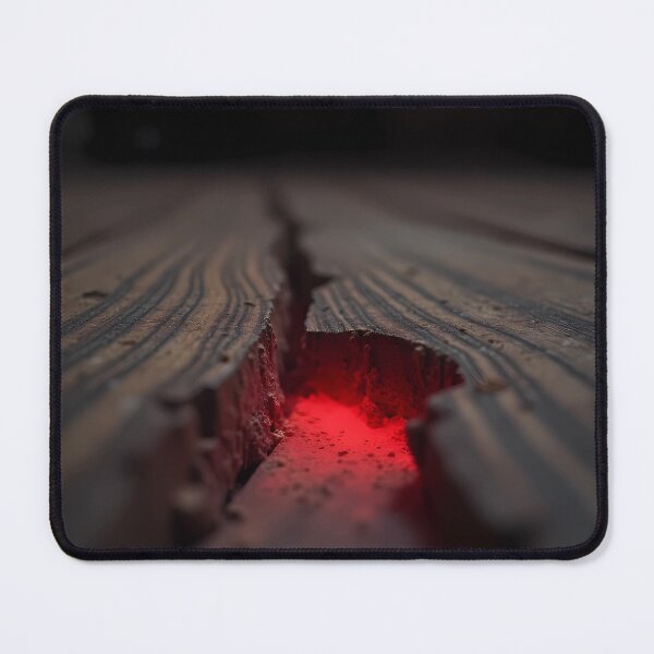Item preview, The Tell-Tale Heartbeat - Edgar Allan Poe Gothic Horror Art, Dark Academia Glowing Heart Floorboard designed and sold by Rilindi.