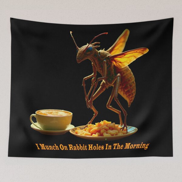 Item preview, I Munch On Rabbit Holes In The Morning 1 designed and sold by AluArtz.