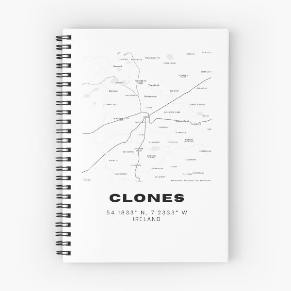 Artikelvorschau, Klone Irland minimalistische Kartenkunst entworfen und verkauft von RM-Journey.