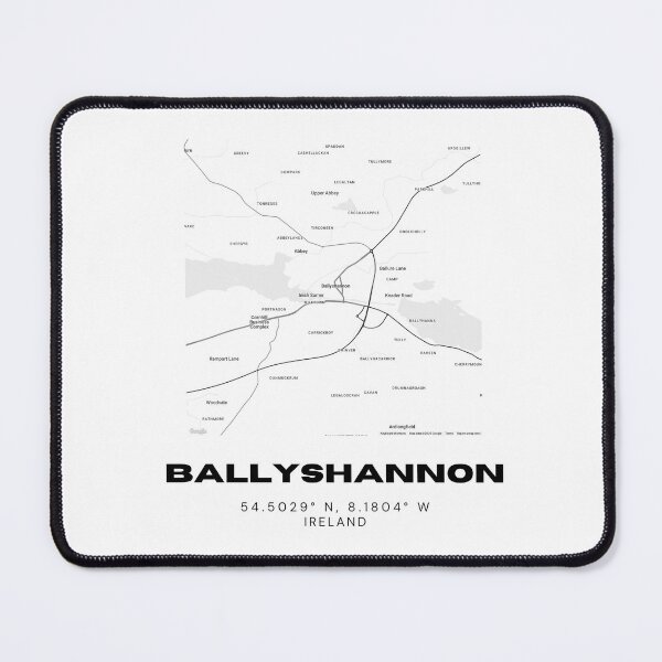 Item preview, Ballyshannon Ireland Minimalist Map Print designed and sold by RM-Journey.