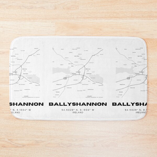 Item preview, Ballyshannon Ireland Minimalist Map Print designed and sold by RM-Journey.