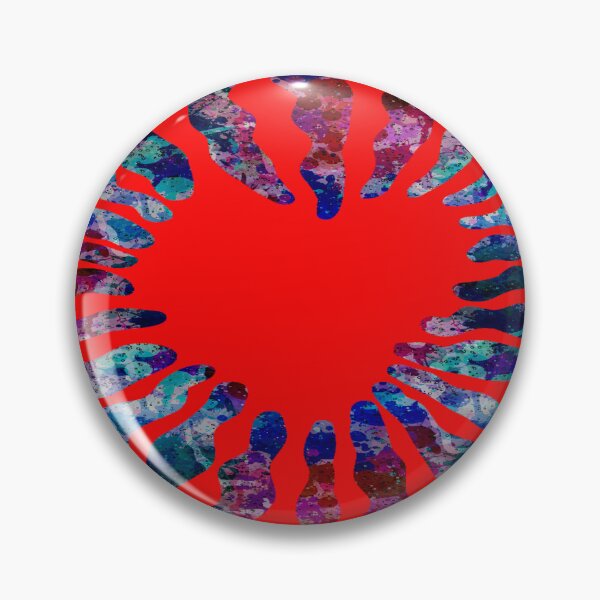 Item preview, Abstract Heartburst with Colorful Splatter designed and sold by SouthPrint.
