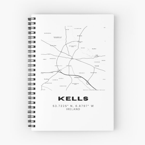 Item preview, Kells Ireland Minimalist Map Art designed and sold by RM-Journey.