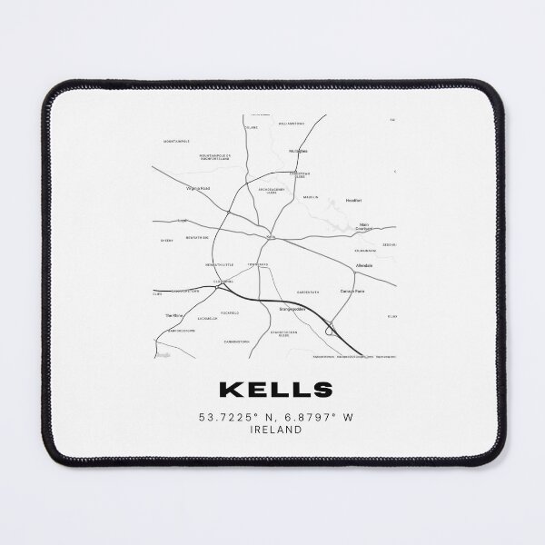 Item preview, Kells Ireland Minimalist Map Art designed and sold by RM-Journey.