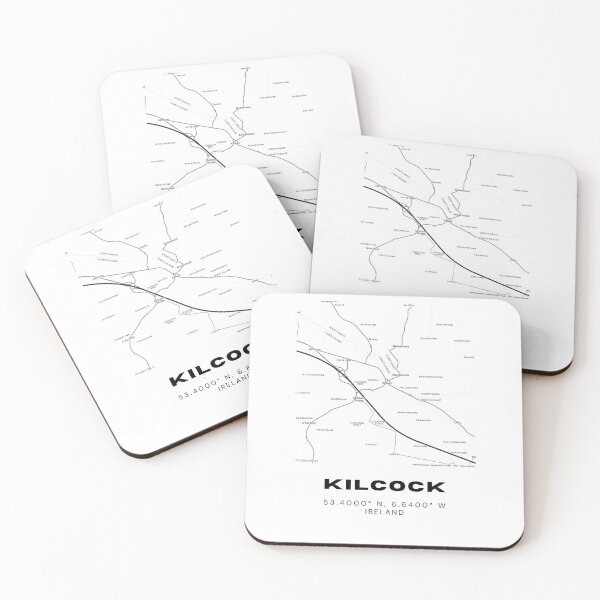 Item preview, Kilcock Ireland Minimalist Map Print designed and sold by RM-Journey.