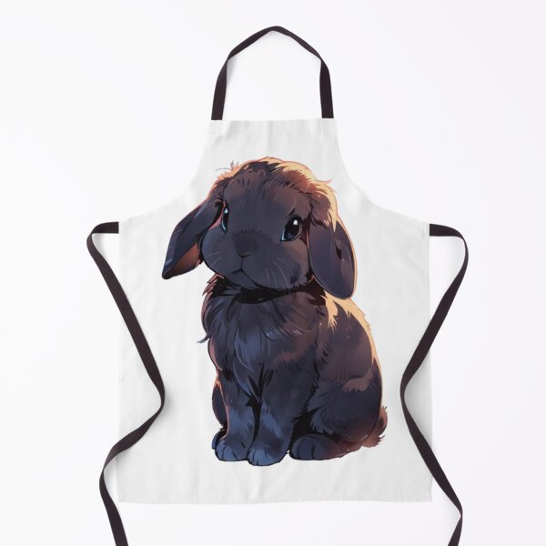 Item preview, Adorable Lop Eared Bunny – Cute and Fluffy Black Rabbit for Pet Lovers designed and sold by DUMEJE.