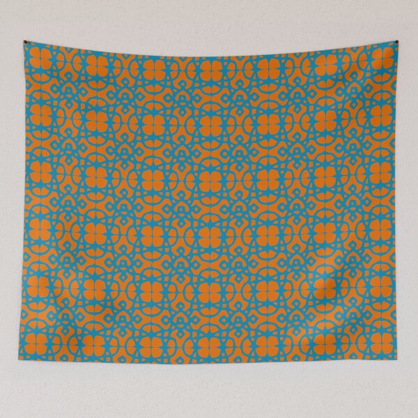 Item preview, Orange Fractal Window and Glasto designed and sold by TresCeroTres.
