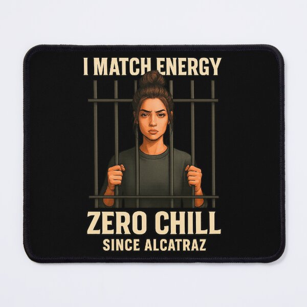 Item preview, Zero Chill Since Alcatraz – Edgy Sass Quote designed and sold by I AM BRO.