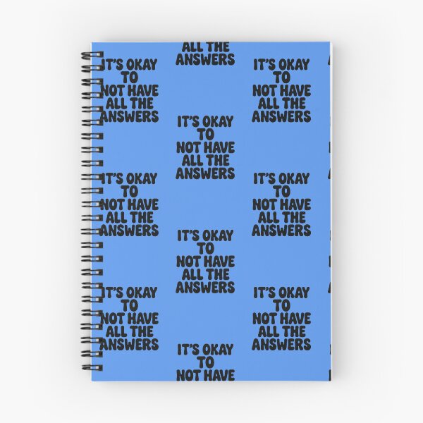 Item preview, It’s Okay To Not Have All The Answers designed and sold by ArtComixHaven.