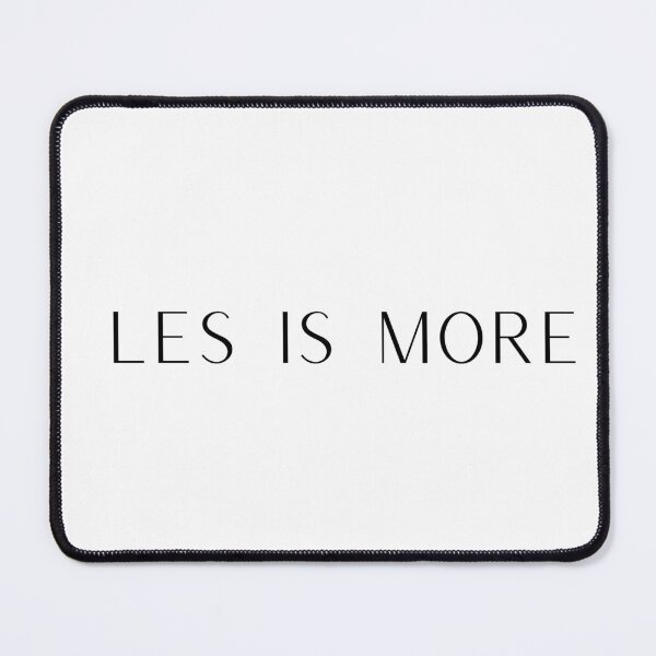 Item preview, Les Is More | Chic Minimalist Lesbian Pride Design designed and sold by LesTeeCo.