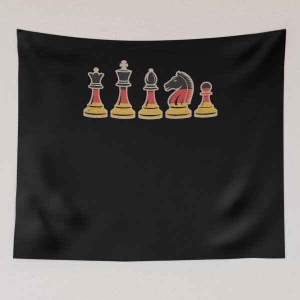 Item preview, German flag chess pieces German chess player designed and sold by snowry.