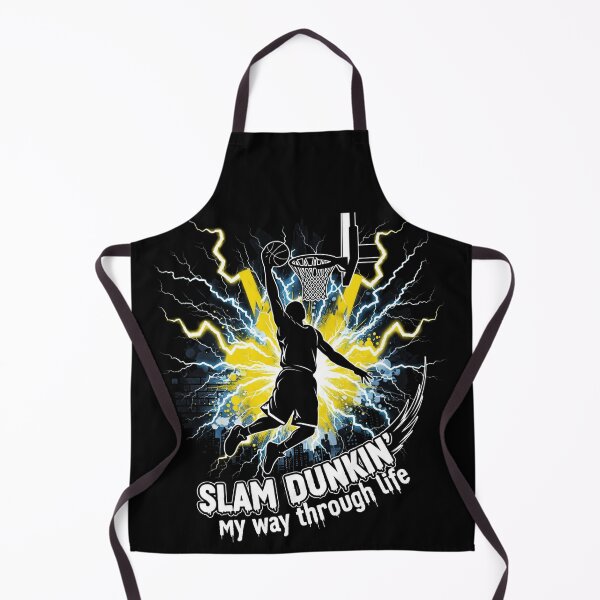 Item preview, BASKETBALL - SLAM DUNKING MY WAY THROUGH LIFE - 7168x7168 designed and sold by darky72.