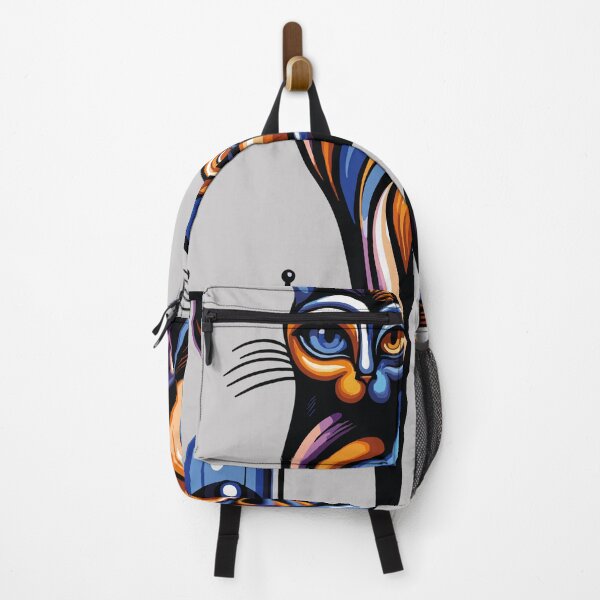 Item preview, Surreal Cat with Hourglass Dalí Style – Cosmic Abstract Art designed and sold by VALQUIRIAMX.