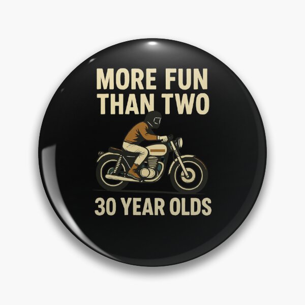 Item preview, More Fun Than Two 30 Year Olds – Vintage Chopper Edition designed and sold by teevoxx.