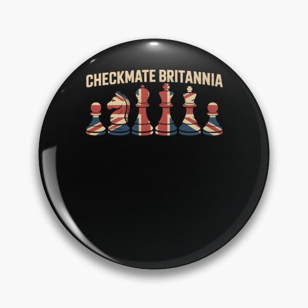 Item preview, Checkmate Britannia British flag chess pieces chess player designed and sold by snowry.