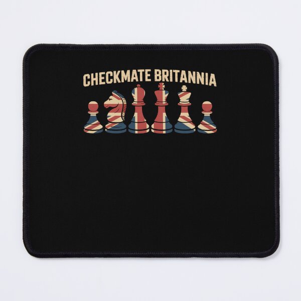 Item preview, Checkmate Britannia British flag chess pieces chess player designed and sold by snowry.