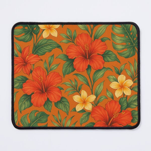 Item preview, tropical aloha pattern with hibiscus flowers designed and sold by Kristylynn757.
