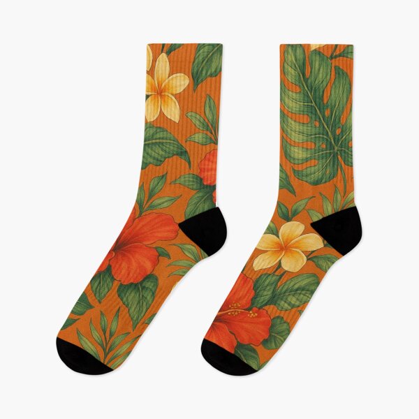 Item preview, tropical aloha pattern with hibiscus flowers designed and sold by Kristylynn757.