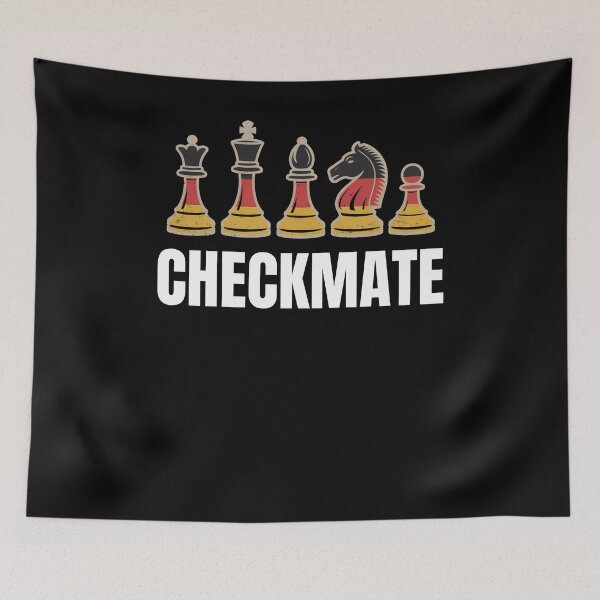 Item preview, Checkmate German flag chess pieces chess player designed and sold by snowry.