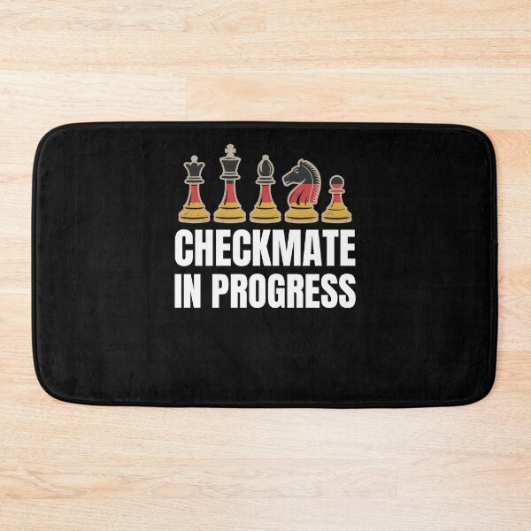 Item preview, Checkmate in progress German flag chess pieces chess player designed and sold by snowry.
