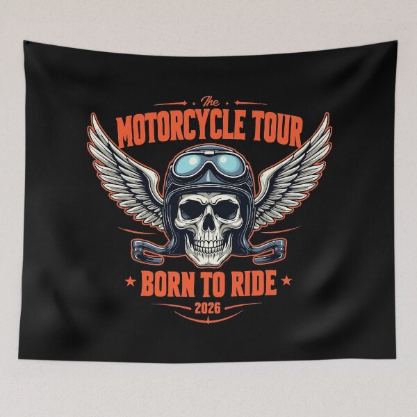Artikelvorschau, Born to Ride – Motorcycle Tour 2026 - Motorradtour 2026 entworfen und verkauft von Hans-Design.