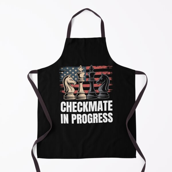 Item preview, Checkmate in progress American flag chess pieces USA designed and sold by snowry.