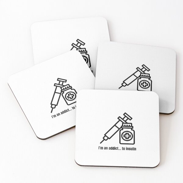 Item preview, I’m an Addict… to Insulin – Funny Diabetes Design designed and sold by AntonioMina.