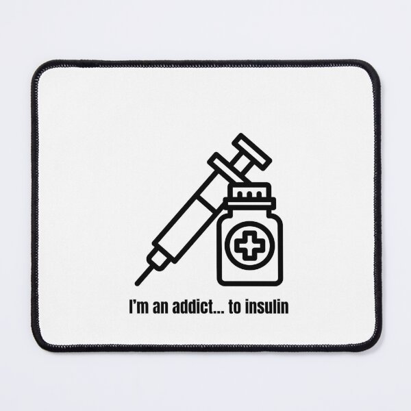 Item preview, I’m an Addict… to Insulin – Funny Diabetes Design designed and sold by AntonioMina.