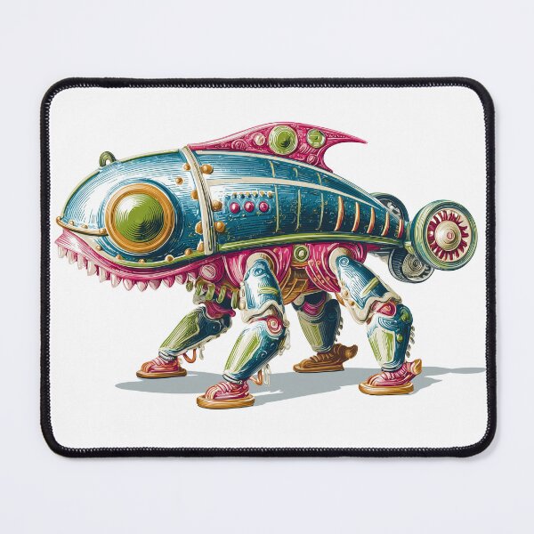 Item preview, Vintage Alien Shark Toy Robot designed and sold by Declarable.