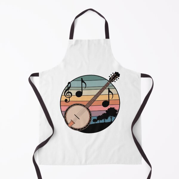 Item preview, Vintage Retro Sunset Mountain Dulcimer Design – Appalachian Folk Music Instrument Illustration designed and sold by VividOrganica.