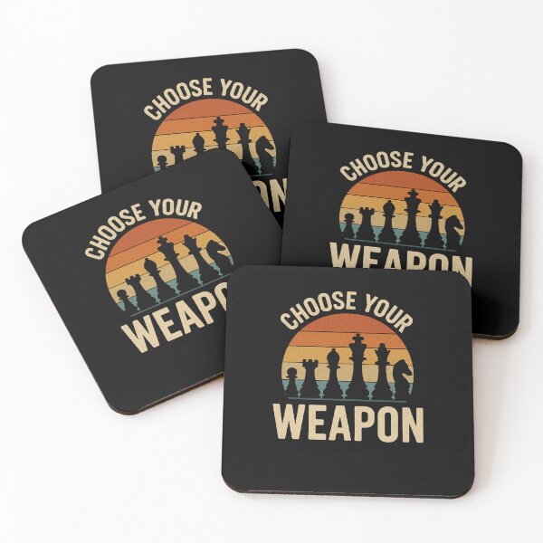 Item preview, Choose your weapon funny chess player joke designed and sold by snowry.