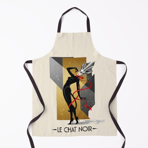 Item preview, After Erté - LE CHAT NOIR (The Black Cat) V1 designed and sold by elektronen.