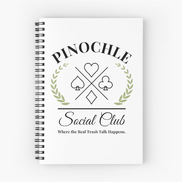 Item preview, pinochle Social Club funny pinochle player group humor designed and sold by snowry.