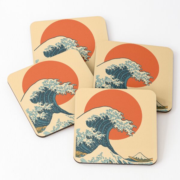 Item preview, The Great Wave and the Rising Sun designed and sold by HelenCris.