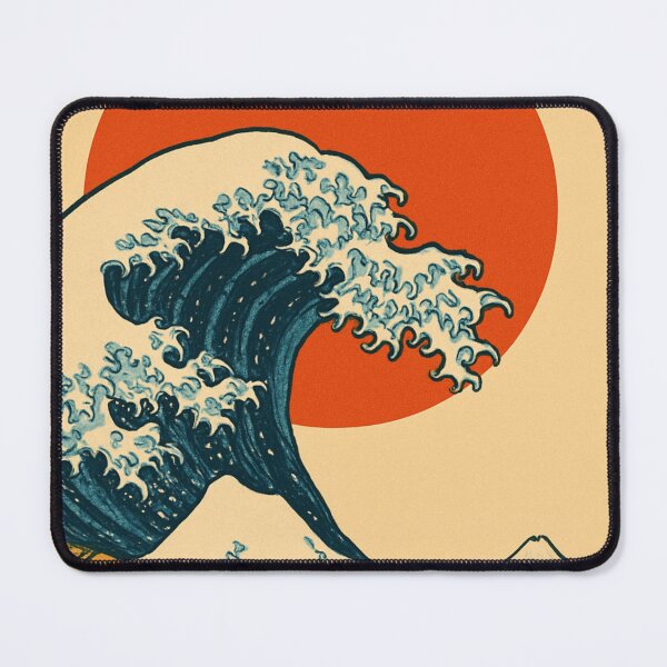 Item preview, The Great Wave and the Rising Sun designed and sold by HelenCris.