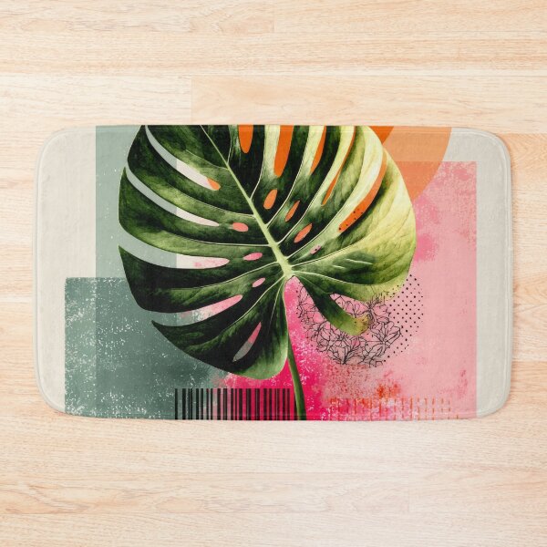 Item preview, Tropical Floral Leaves with Aesthetic Shapes designed and sold by scicilysimonee.