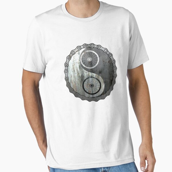 Item preview, Bicycle Ying Yang T-shirt - For Cyclist designed and sold by TA-Dynamics.