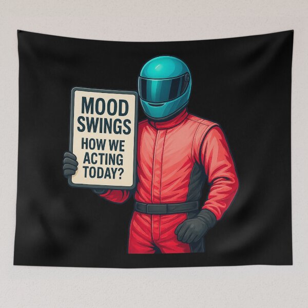Item preview, Pit Stop Mood Swings – Funny Racing Meme designed and sold by I AM BRO.