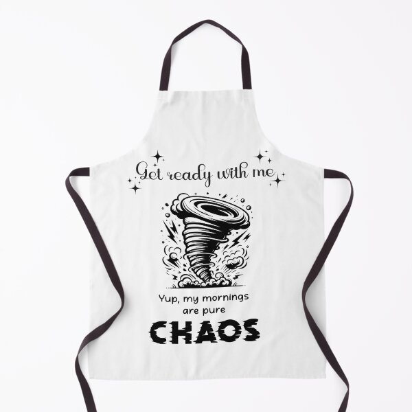 Item preview, Get Ready With Me. Yup, My Mornings Are Pure Chaos, Funny Neurodivergent Struggles designed and sold by ChibiNekoSpace.