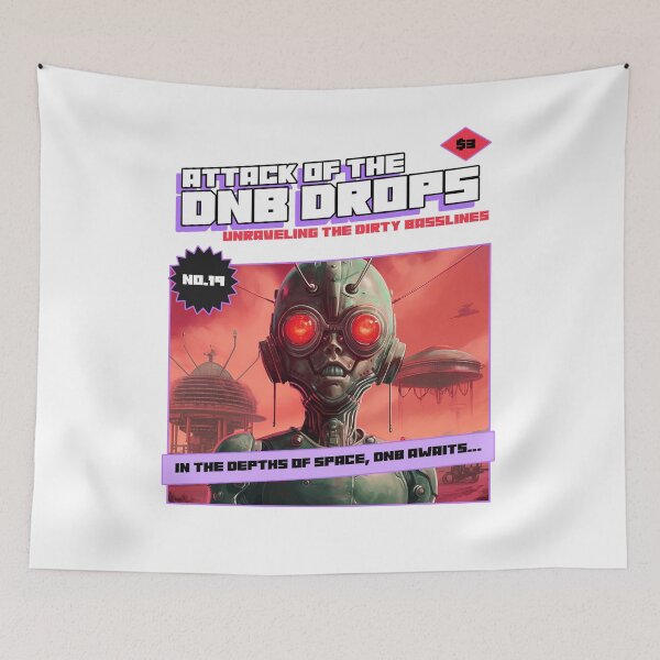 Item preview, Sci Fi DnB Drum N Bass Bassline Dubstep EDM Festival  designed and sold by Ravermonkey.
