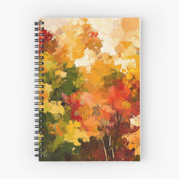 Item preview, Autumn Forest Trees Abstract In Vibrant Fall Colors designed and sold by DEC02.