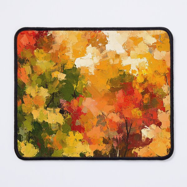 Item preview, Autumn Forest Trees Abstract In Vibrant Fall Colors designed and sold by DEC02.