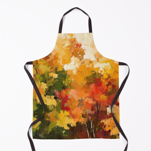 Item preview, Autumn Forest Trees Abstract In Vibrant Fall Colors designed and sold by DEC02.