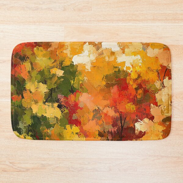 Item preview, Autumn Forest Trees Abstract In Vibrant Fall Colors designed and sold by DEC02.