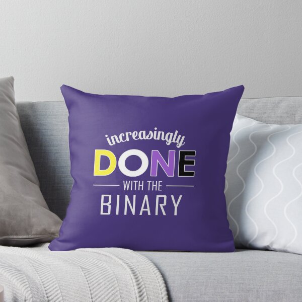 Item preview, Increasingly Done with the Binary (light text) designed and sold by allmyinhibition.