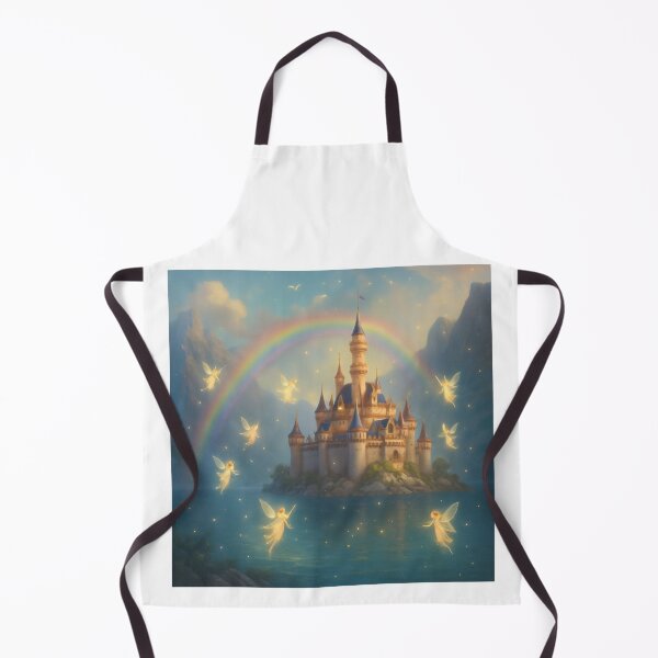 Item preview, Fairycore Fantasy Castle – Enchanted Rainbow Fairies & Magical Aesthetic Design for Clothing & Accessories designed and sold by KimmiesColors.