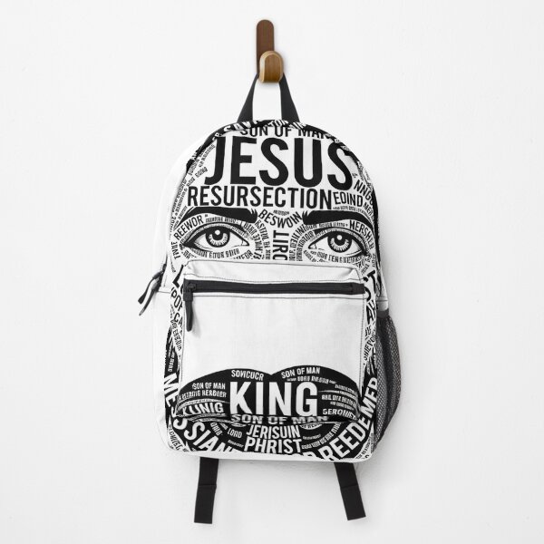 Item preview, Jesus Christ Word Art Portrait | Faith & Devotion | Christian Religious Art designed and sold by AV.