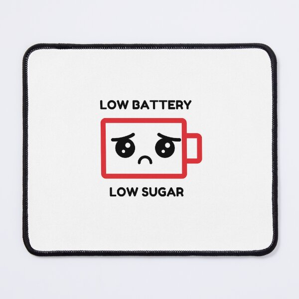 Item preview, Low Battery = Low Sugar | Diabetic Humor Tee designed and sold by AntonioMina.